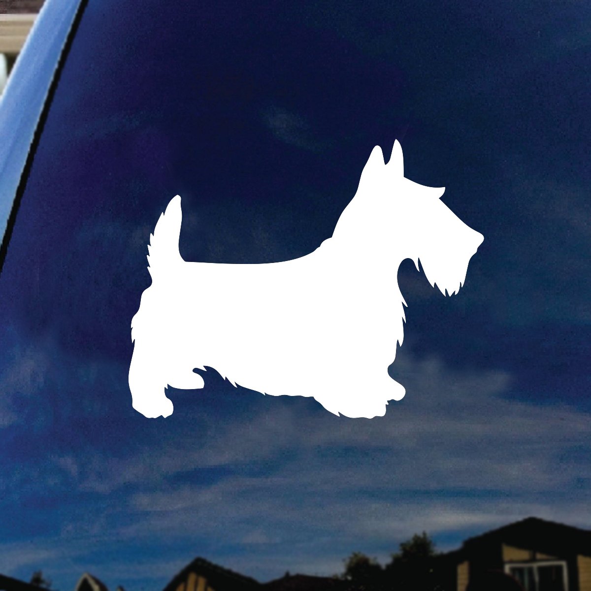 SoCoolDesign Scottie Dog Car Window Vinyl Decal Sticker 4