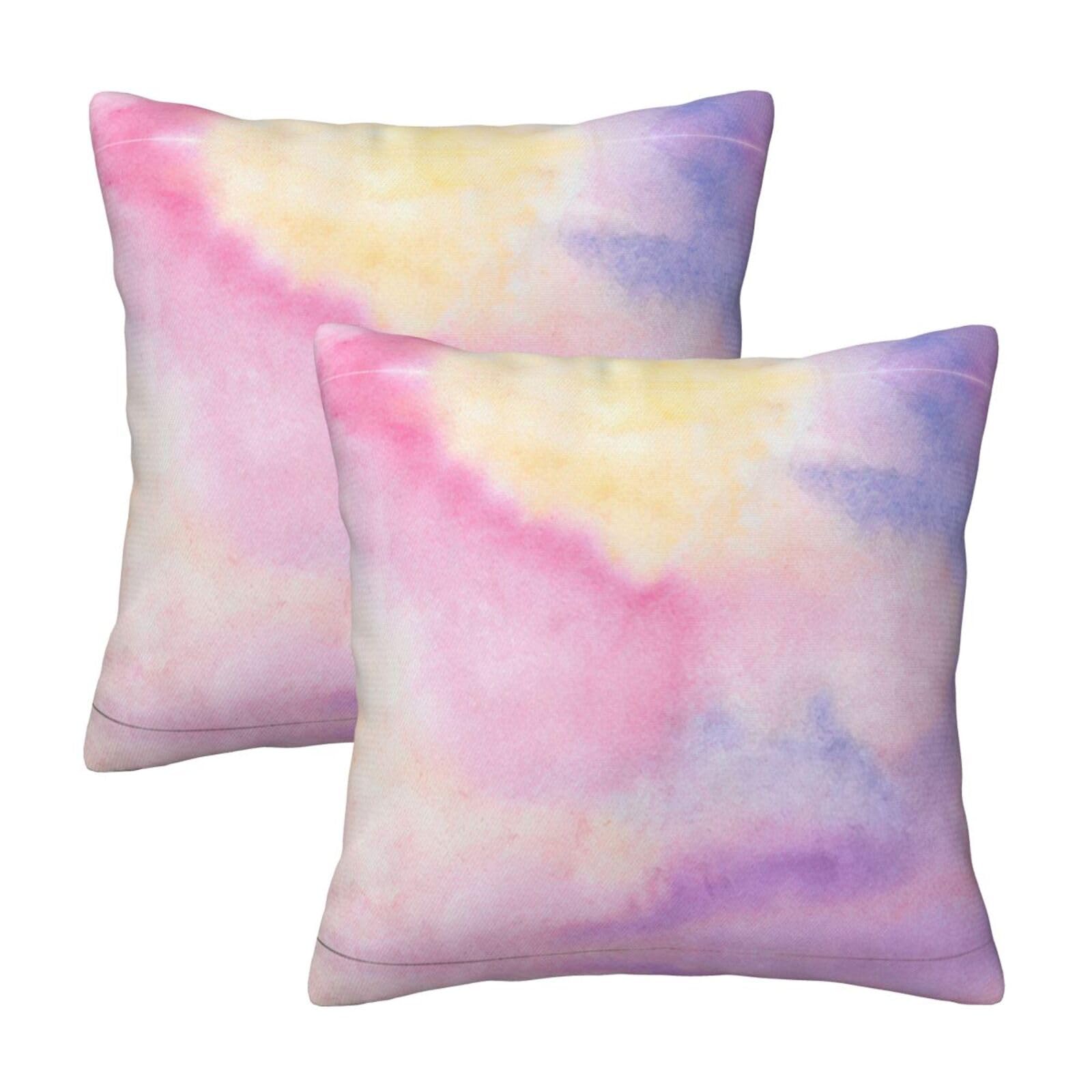 RRhgipp Rainbow. Throw Pillow Cases Decorative Cushion Covers Couch Bed Sofa Decoration Xmas Gifts Bed