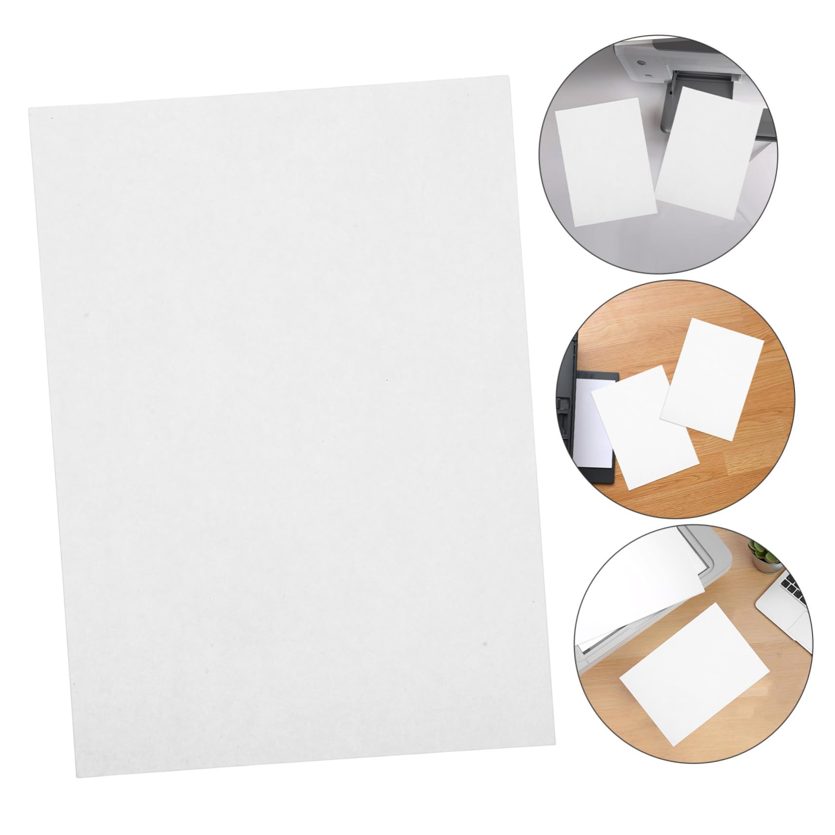 500 Stück Druckerpapier Weiß beidseitig bedruckbar Multifunktional für Büro Schule und Zuhause Hochkontrastdruck Detailreiche Ausdrucke für Dokumente Präsentationen und