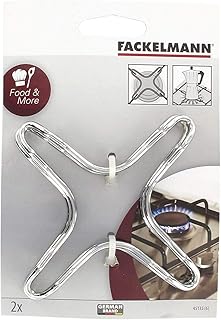 Fackelmann Lot de 2 rehausseurs de gaz pour poêles, argent