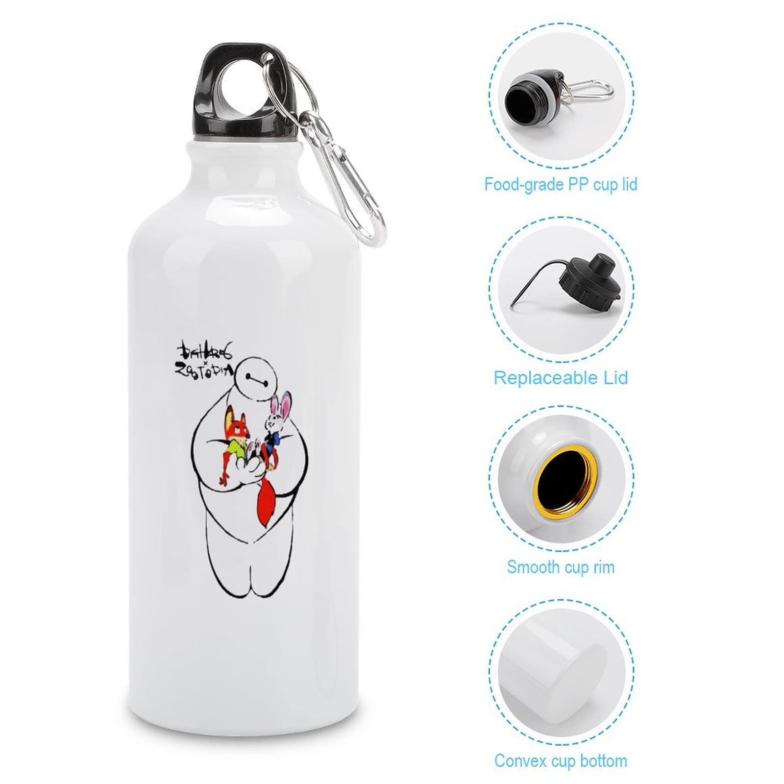 Amazon｜アルミボトル スポーツボトルアルミ ベイマックス 魔法瓶 水筒