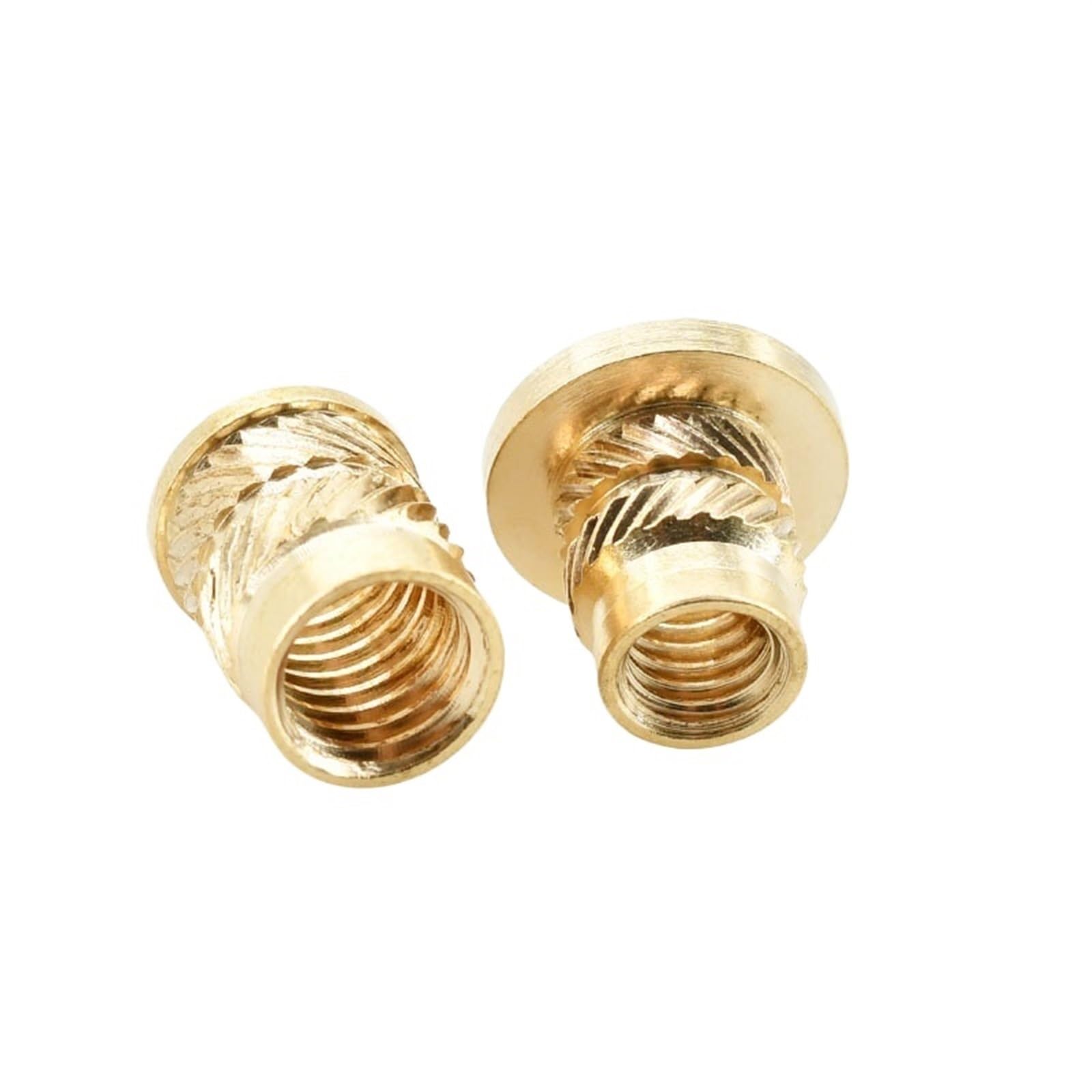 M2 M3 M4 M5 M6 M8 Ottone Hot Melt Inserto Flangiato Zigrinato Dado Filettatura Riscaldamento Formatura Inserto a Iniezione T-Nut Elettricità (Color : M5xL6.9xOD7.1, Size : 20Pcs)