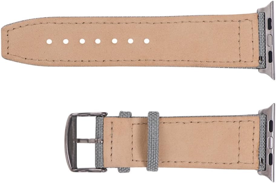 Clockwork Synergy - Cordura Leather Bands Compatible with Apple Watch band 38mm for Men Women iWatch SE Series