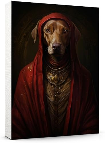 Miniatura 593 de Thuan Chow Chow Retrato de mascota con disfraz real de perro en un disfraz retrato de perro con vestimenta Retrato medieval de mascota retrato