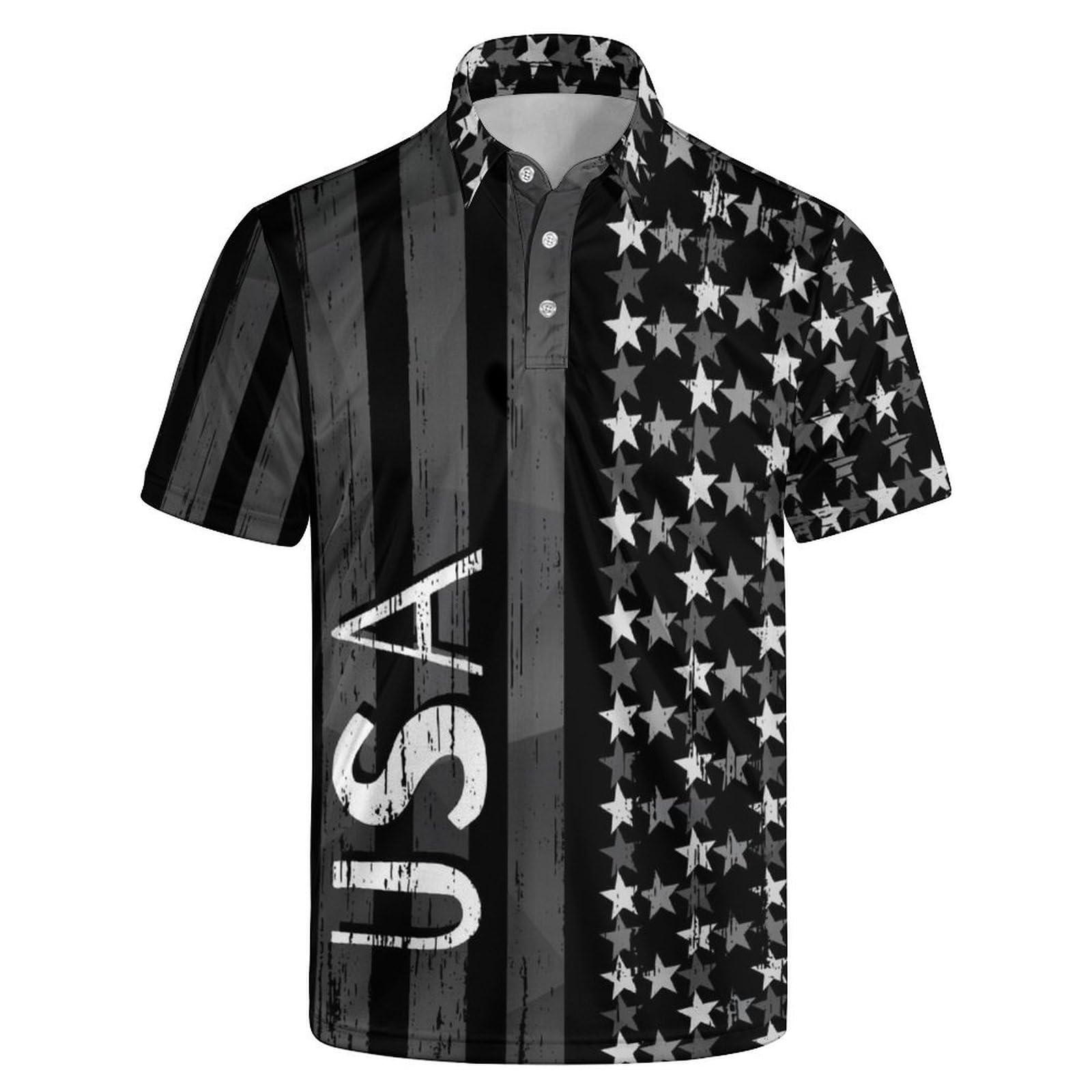 Mens Funny Golf Polo Shirts Short Sleeve Quick Dry Polo Shirts