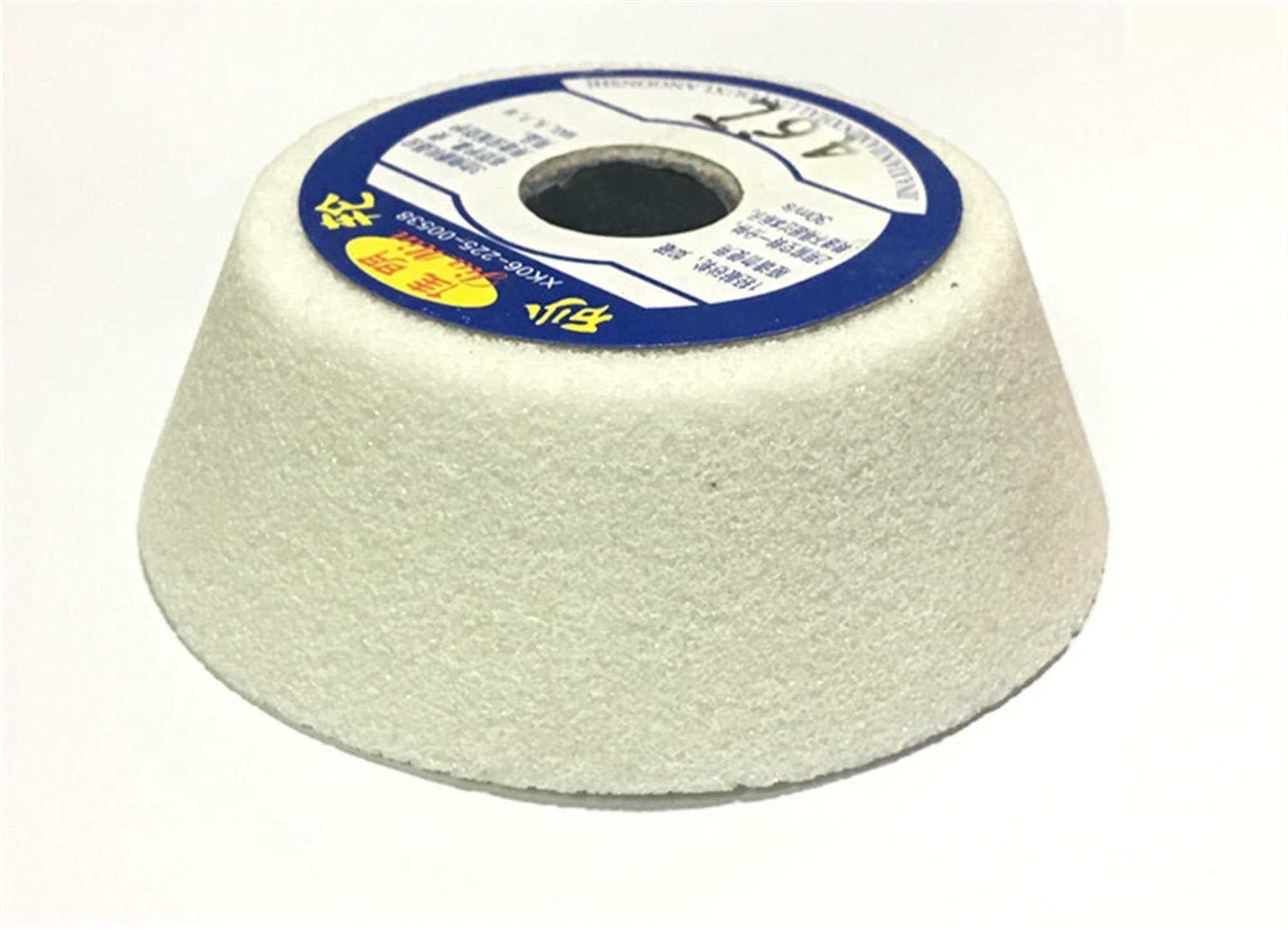 1 pz Mola in corindone Bianco a Forma di Tazza Mole in corindone Bianco Dischi for lucidatura Saldatura/Diametro 125 mm(36#)