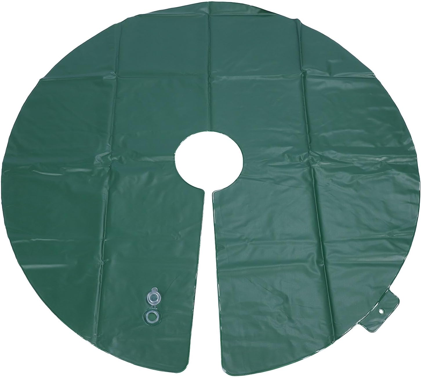 CDQL 15 Gallon Tree Watering Rings, 35.4 Inch Drip Irrigation Water Pouch, Round Watering Bag for Planting Gardening Trees and Shrubs (Green)