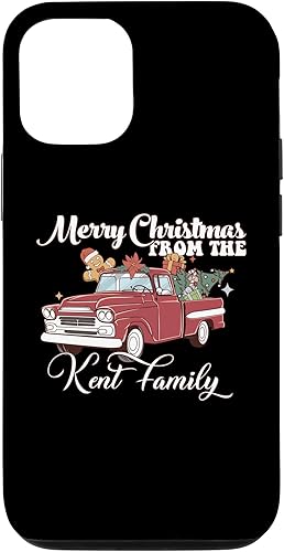Miniatura 4 de iPhone 13 Pro Max Red Pick Up Truck Kent Family Christmas Costume Matching Case
