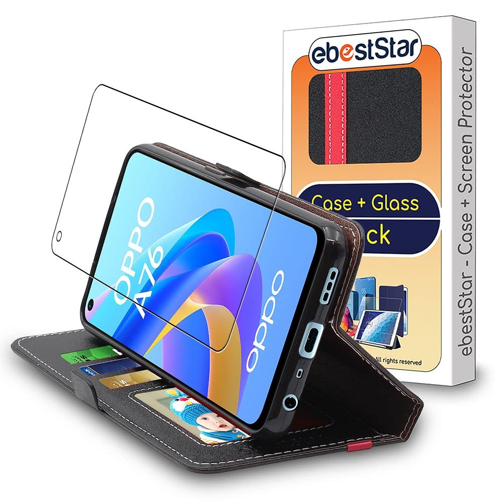 Per Oppo A76 Custodia,Sottile Pelle Portafoglio Libro - Foto 11