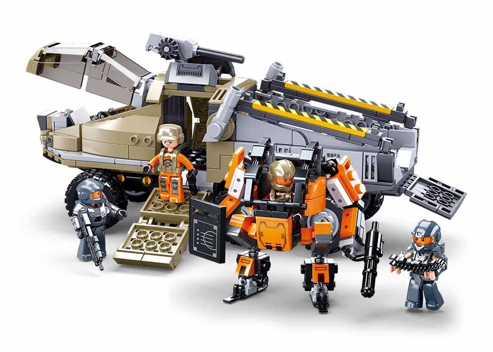 SLUBAN M38-B1062 Atomic Storm(Sword Master)-Escape 599PCS