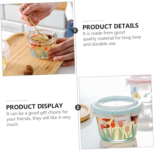 Miniatura 7 de GOOHOCHY Contenedor de caja de vidrio sellado de plástico casual