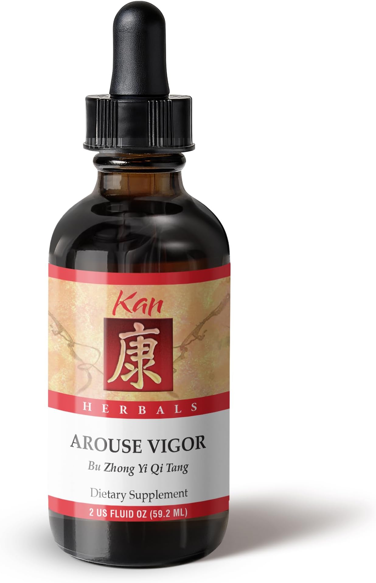 Kan Herb Company Arouse Vigor – Traditional Herbal Formula with Astragalus Ginseng Atractylodes Tangerine Peel Supports Steady Energy Digestive Balance Daily Drive Liquid Extract 2 fl oz