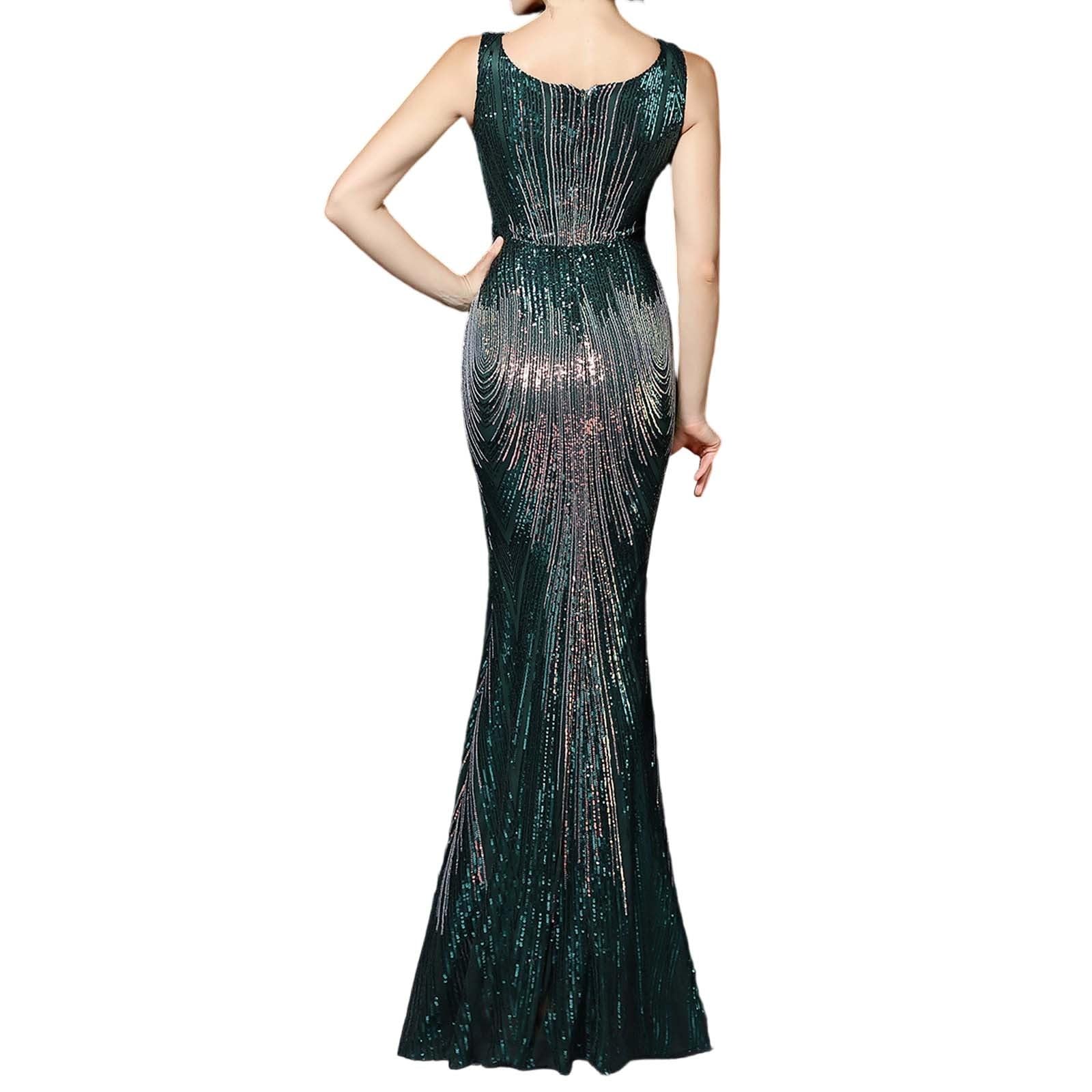 Vestidos De Fiesta Vestido Mujer Elegante Trajes Boda Ropa Nochevieja Largos Invitada Otoño Primavera Invierno Elegantes Manga Larga Tallas Grandes