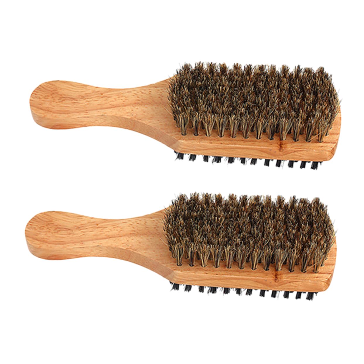 Beatifufu Travel Essential Compact Pcs Wooden Beard Brush for Men Brush for Beard Styling Gentle Skin