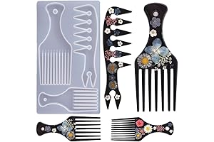 Versatile Wide Tooth Comb Mold Set for Stunning Resin Creations