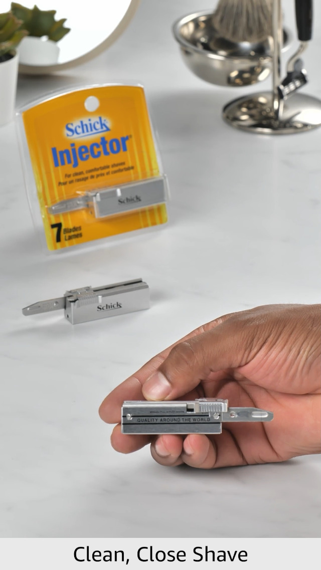 Amazon.com: Schick Injector Blades, 7-Count Boxes (Pack of 4