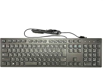 Amazon | デル DELL USB有線キーボード PC用 パソコン簡単設置 KB216