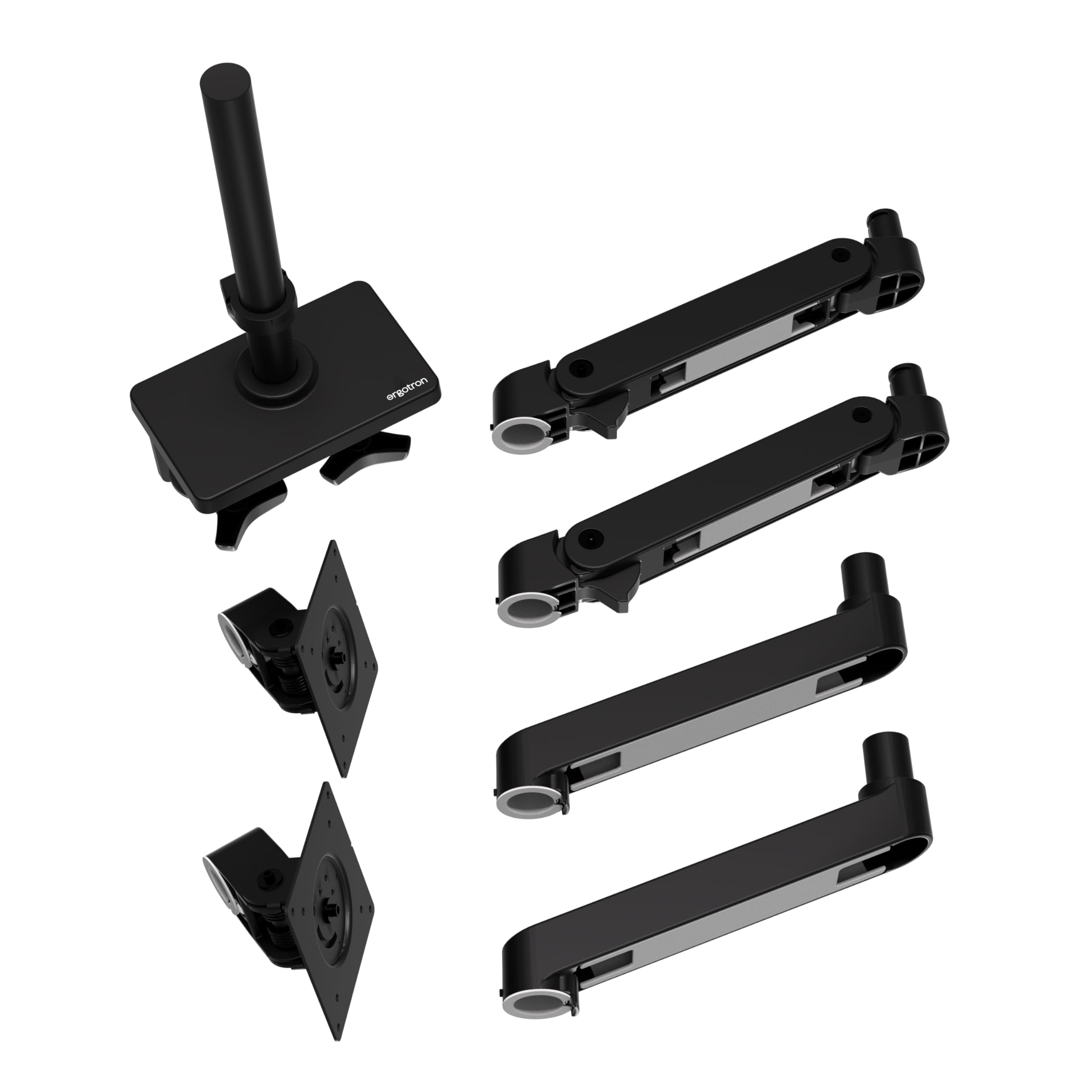 Ergotron Lx Pro Series 45-690-292 Supporti A Parete Per Tv 68,6 Cm [27] Scrivania Nero (lx Pro Arm Dual Display - Stacking Wcb)