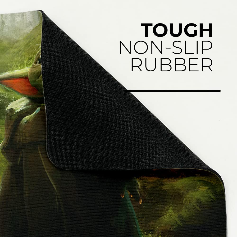 Baby Yoda And Mandalorian Mouse Pad - Rectangular Non-Slip - Foto 8