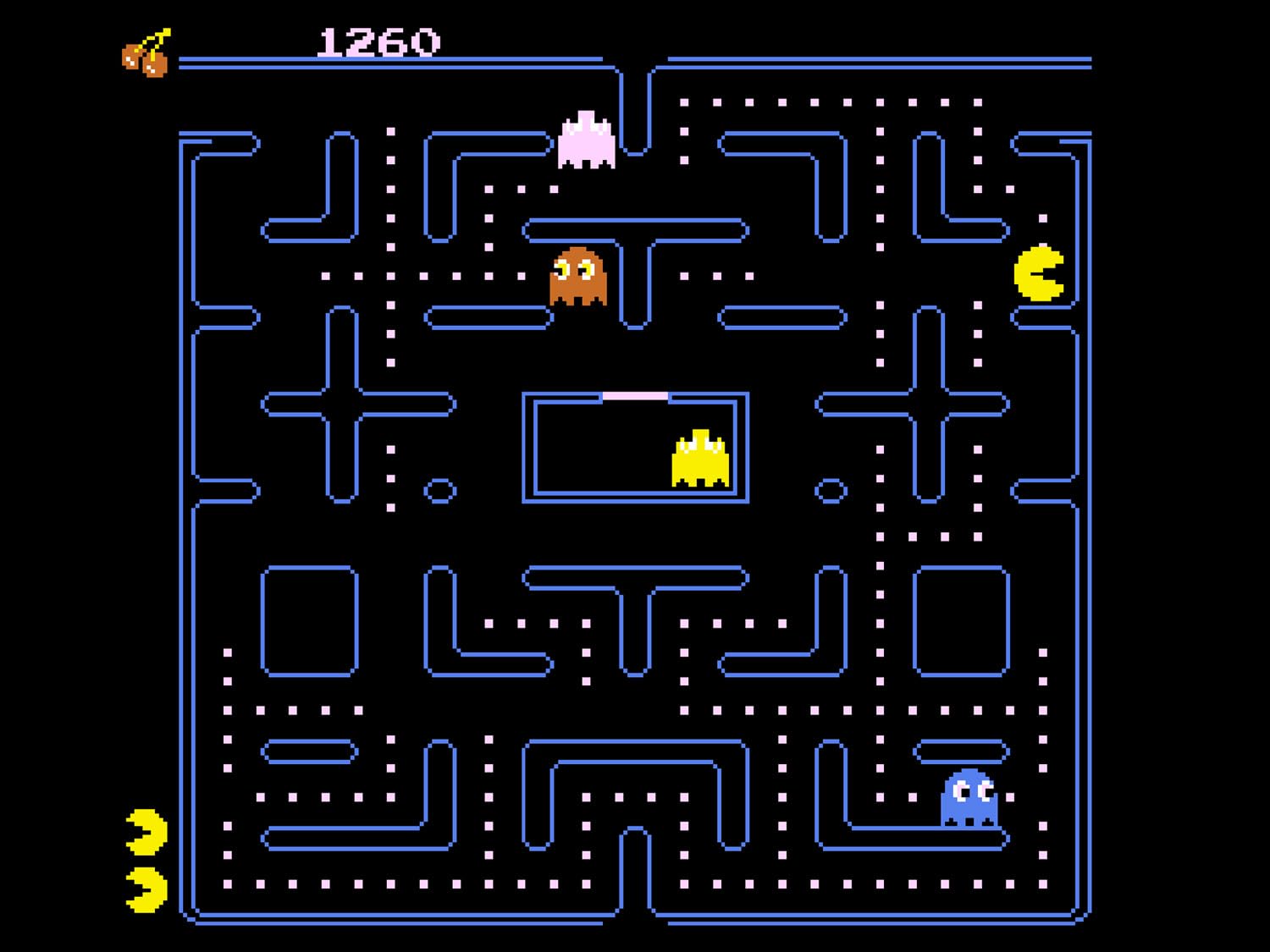 Dual function PAC-MAN (compatible with Atari 2600+, Atari 7800+ and Atari 7800 video game systems)