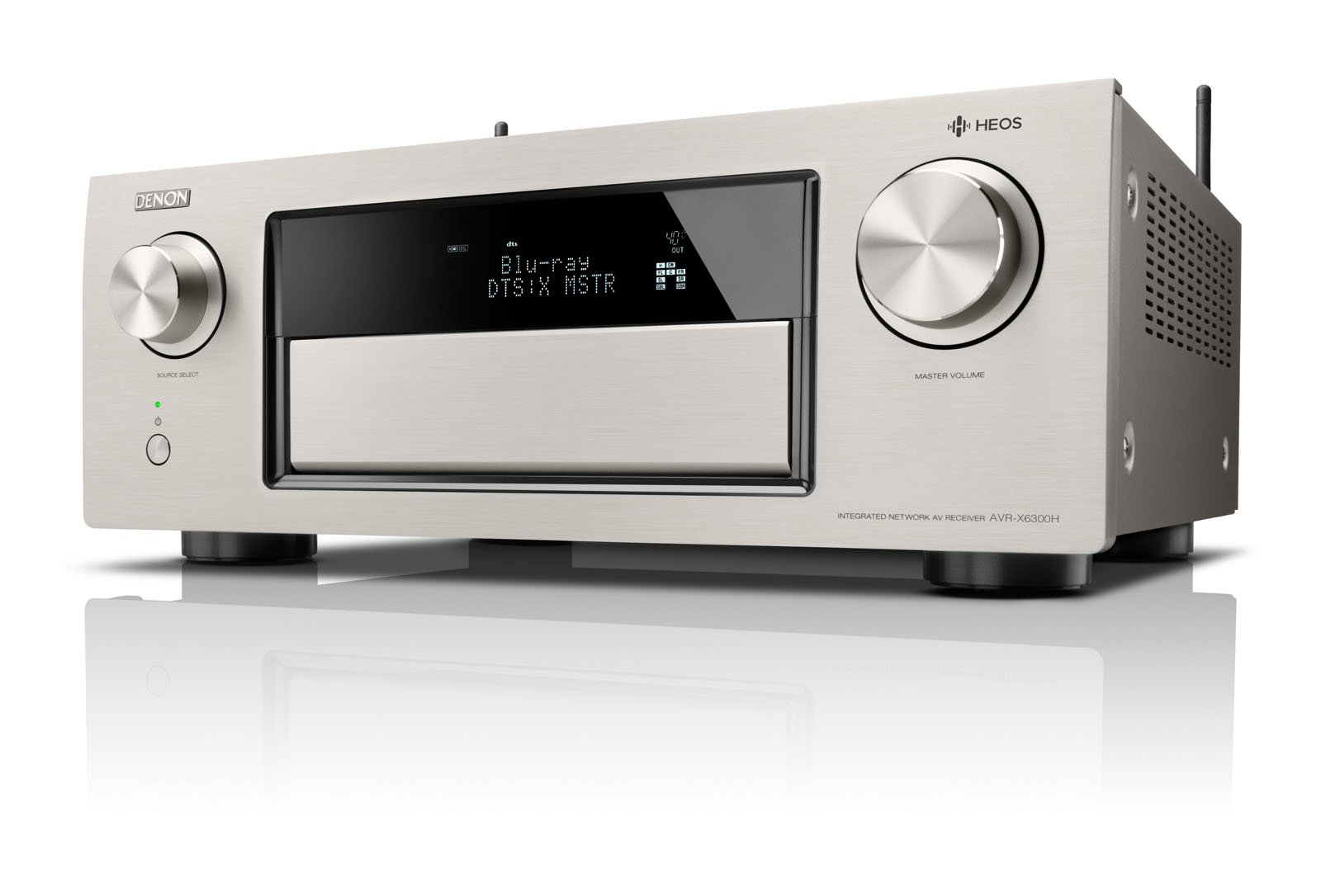 Denon AVR-X6300 Sintoamplificatore Multicanale per Applicazioni A/V con Integrazione Heos, Argento