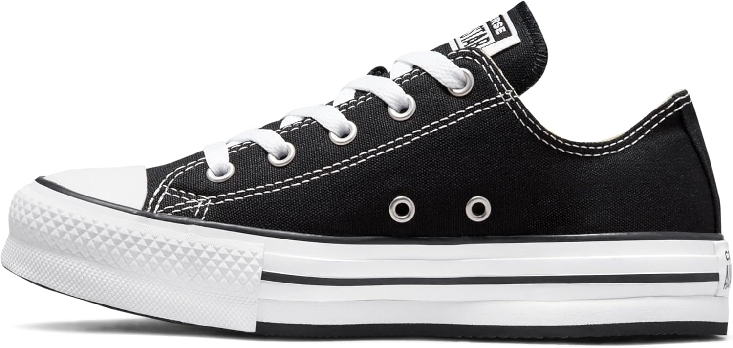 Converse Girls' Chuck Taylor All Star Lift Platform Canvas Low Top Sneaker - Image 2