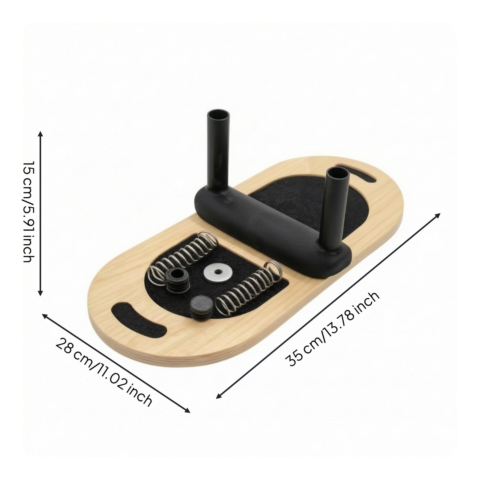 Milageto Balance Board Antiscivolo Tavola Fitness Molleggiato Pedana per Palestra