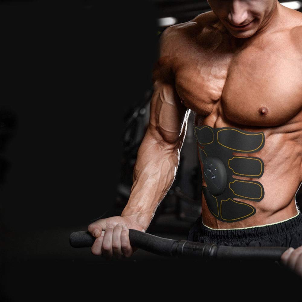 Stimulateur Musculaire EMS Sans Fil – Pack Abdominaux – Fitness Et Minceur – Neuf