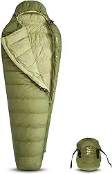 ATEPA Saco de dormir, ultraleve para mochilão, saco de dormir compacto