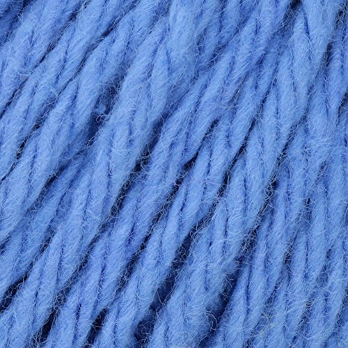 Image of Lily Sugar 'N Cream Super Size Solid Yarn, 4oz, Gauge 4 Medium, 100% Cotton - Blueberry - Machine Wash & Dry