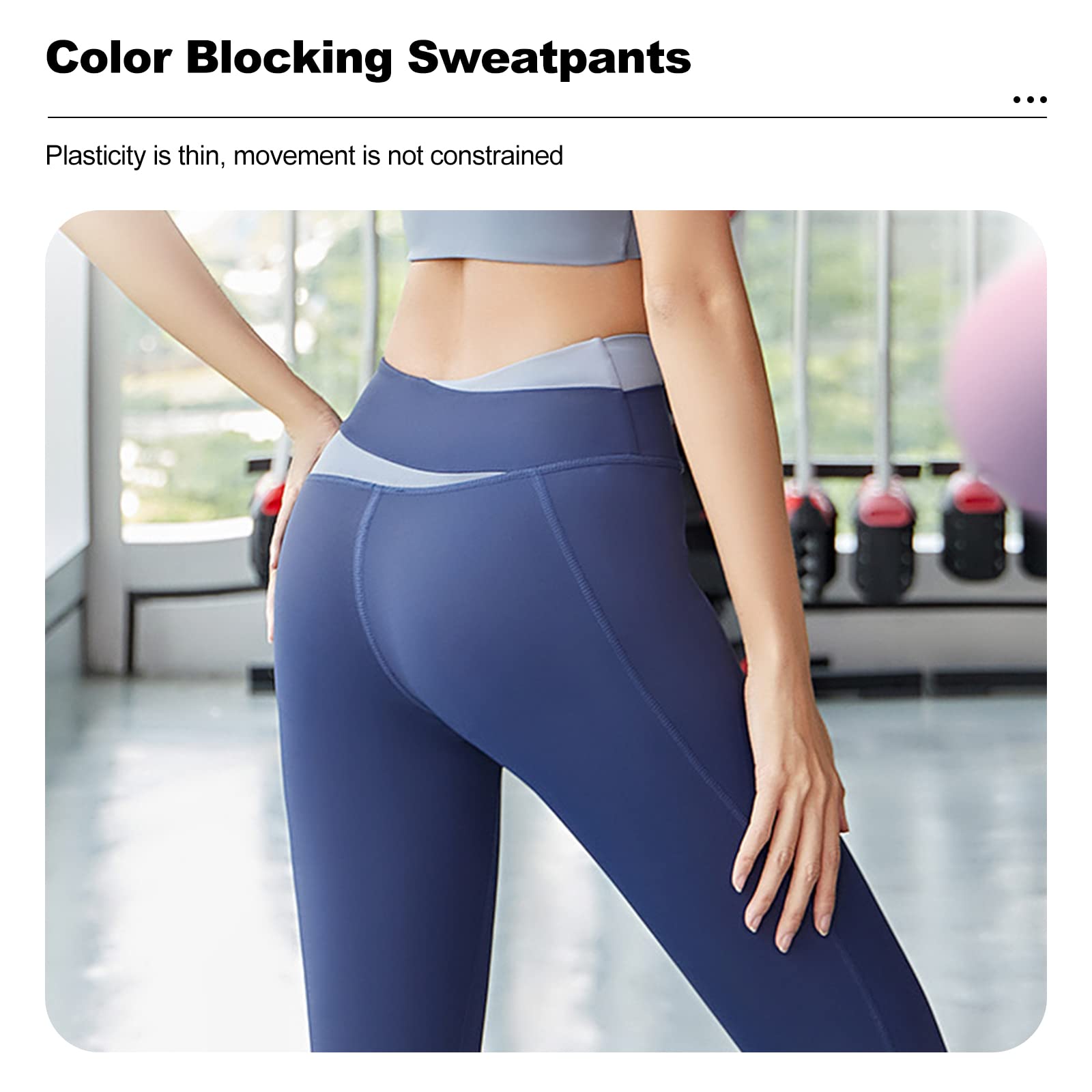 Ergocar Abbigliamento Sportivo da Donna Set 2 Pezzi, Set Palestra Donna, Top Sportivo e Vita Alta Leggings Yoga Tuta, per Running Yoga Corsa Palestra