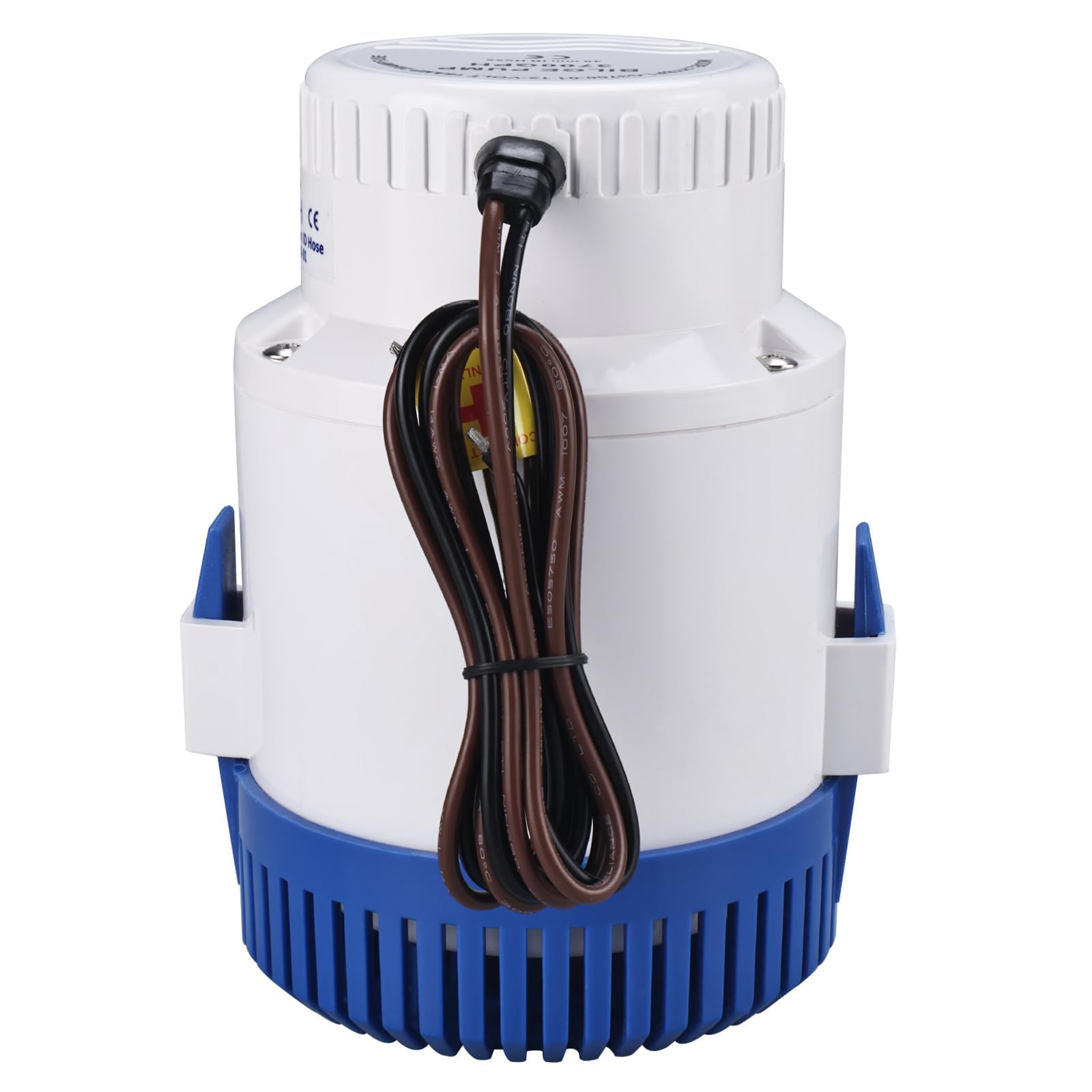 FreeTec Bomba de achique sumergible de 12 V, 235 LPM, bomba de agua de 40 mm, para caravanas, camping, marina, barco de pesca, piscina pequeña y fuente