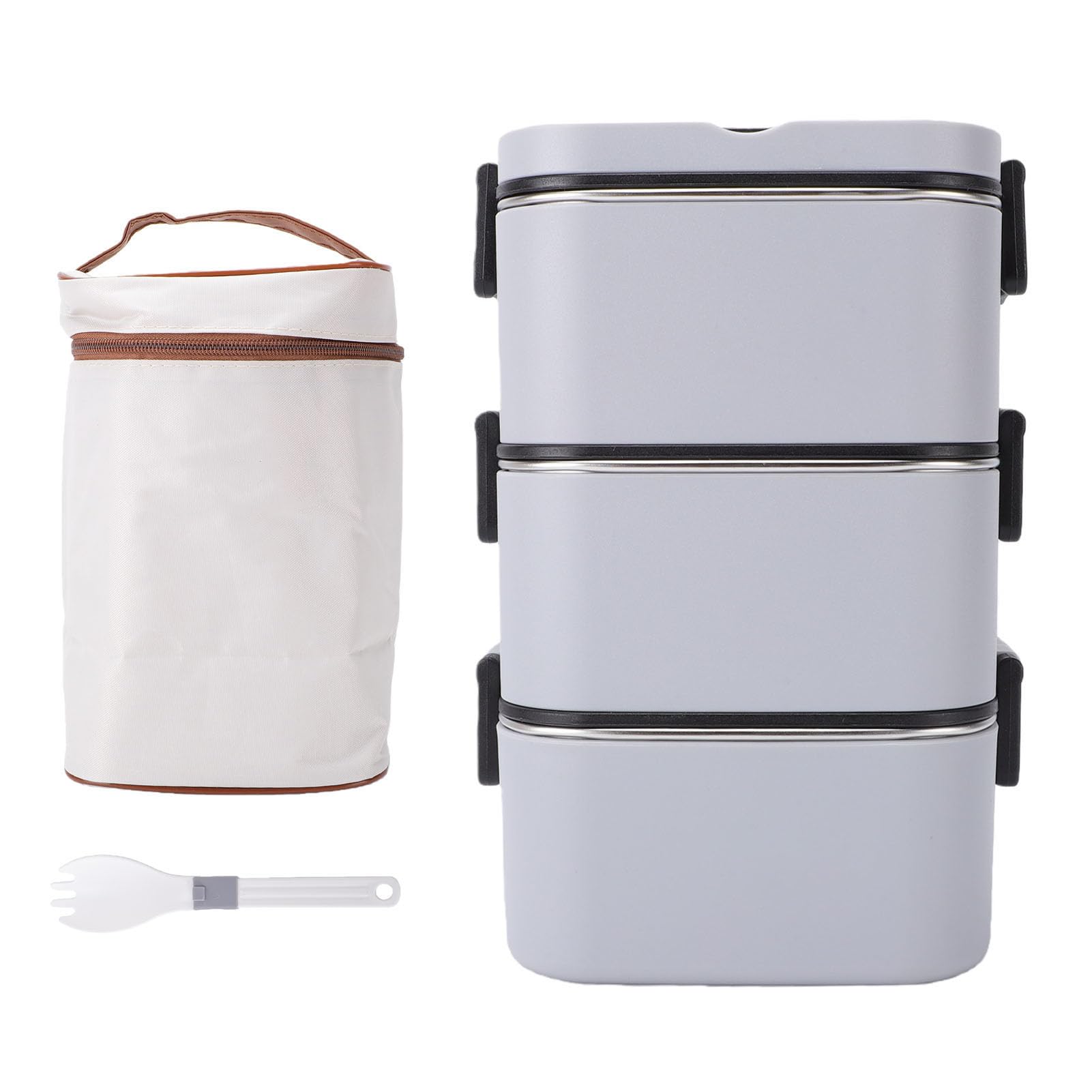 Naroote Portapranzo Coibentato a 3 Strati da 2100 Ml con Borsa Termica