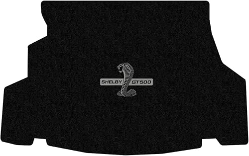Miniatura 7 de Lloyd Mats Alfombrillas alfombradas a medida para Shelby Mustang 2007 - Shelby Snake GT500 (negro, 2 piezas - frentes)