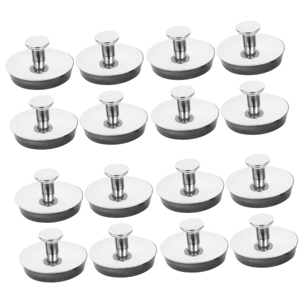 Gadpiparty 16pezzi Tappi Per Lavabo Acciaio Inossidabile Tappi Per Scarico Per Bagno Facili Da Installare e Resistente Agli Odori