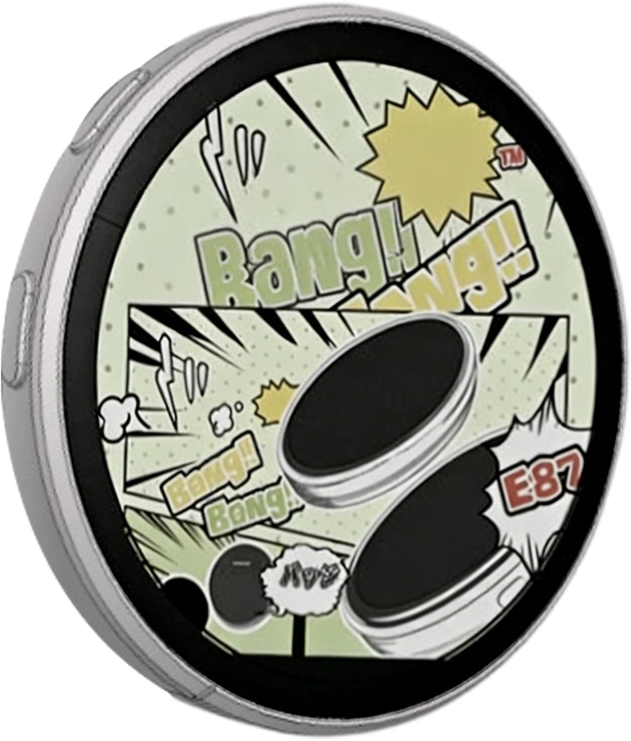 Electronic Badge with LED Touch Panel | 1.7" Screen to Display Photos & Videos | Wireless Connectivity with Smartphone, Easy to Set up with App | Magnetic to Stick Name Tags & Clothes | Events