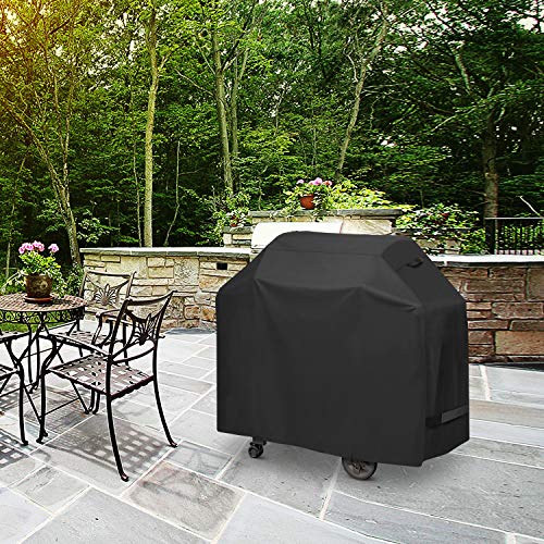 Arcedo 53 Inch Grill Cover Heavy Duty Waterproof, 3-4 Burner BBQ Grill Cover, Outdoor Gas Propane Grill Cover, Fade Resistant Barbecue Cover, Fits Weber Char-Broil Nexgrill and More Grills