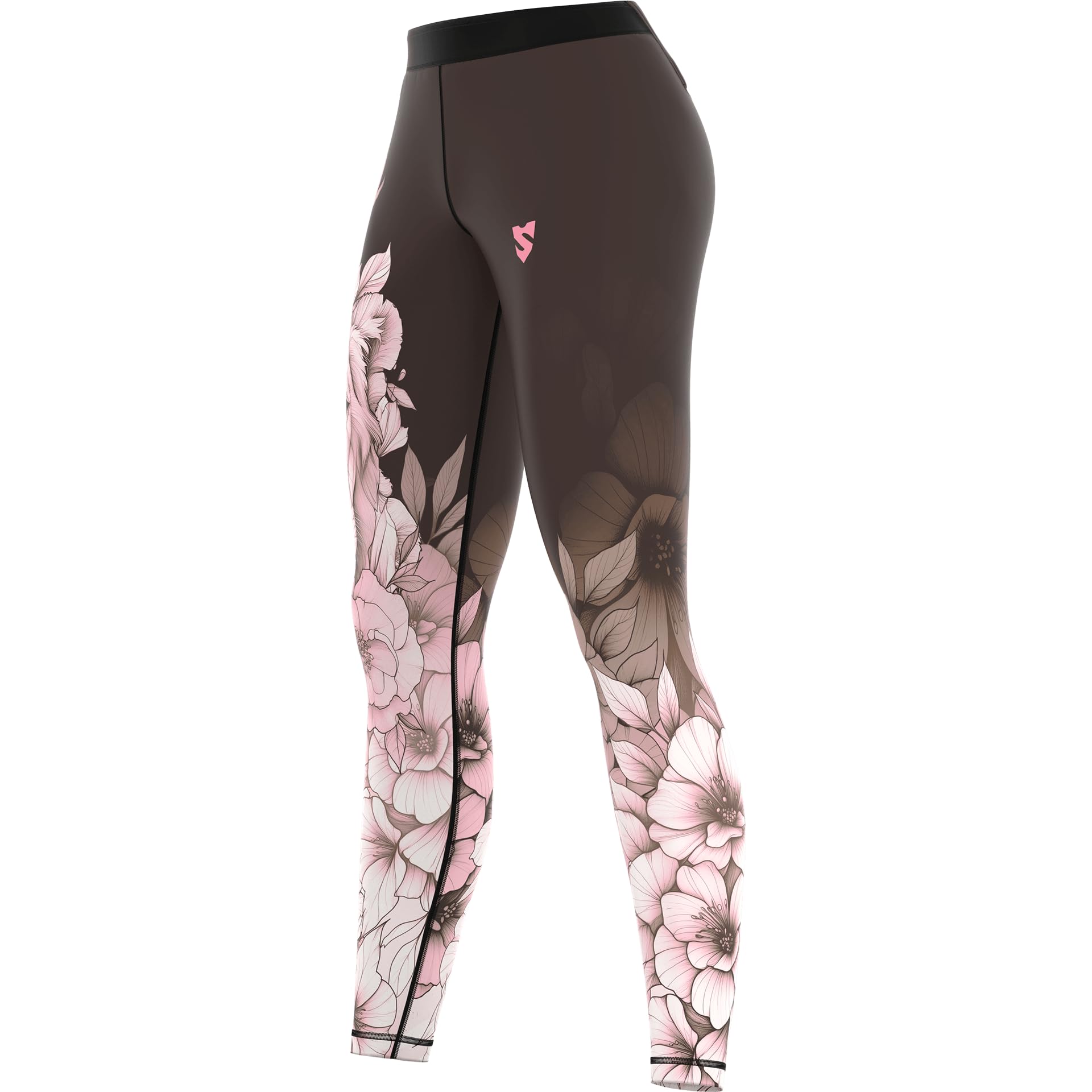 SMMASH Leggings Damen - Sportleggings Lang - Laufhose mit Tasche - Atmungsaktiv Schnelltrocknend - Second Skin Technologie
