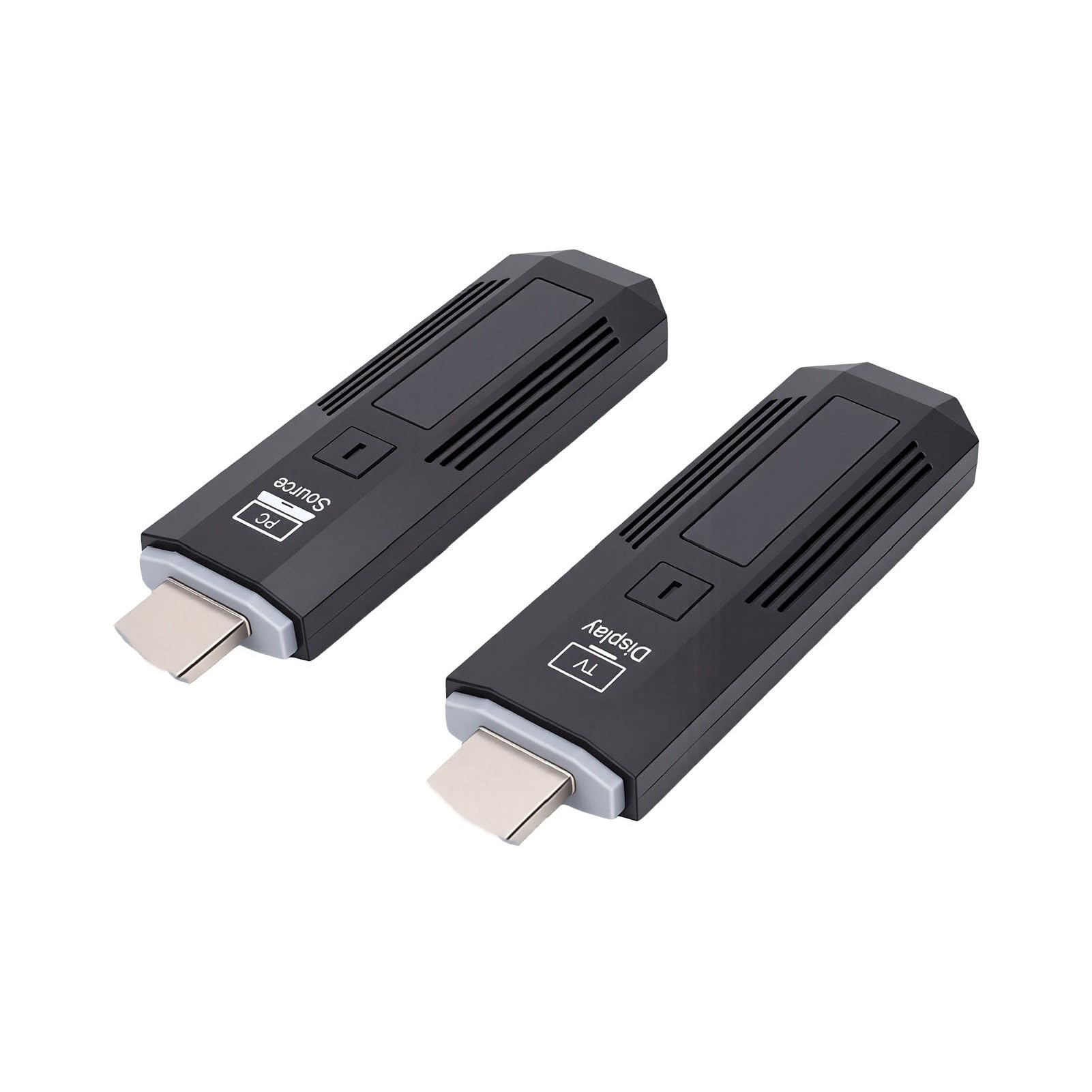 Annadue Ricevitore Trasmettitore Video Wireless Interfaccia Multimediale | Materiale ABS, Doppia Banda 2.4G/5.8G, Plug and Play per Laptop, TV Box, Proiettore