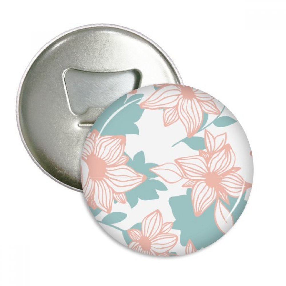 Ouvre-bouteille magnétique de frigo avec bouton d'insigne rond lot de 3 pièces