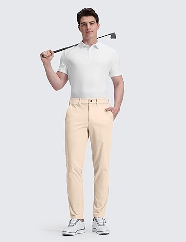 Miniatura 3 de CRZ YOGA - Pantalones de golf para hombre, de 28, 30, 32, 34 y 36 pulgadas, secado rápido, ligeros, casuales y para el trabajo, para usar todo el