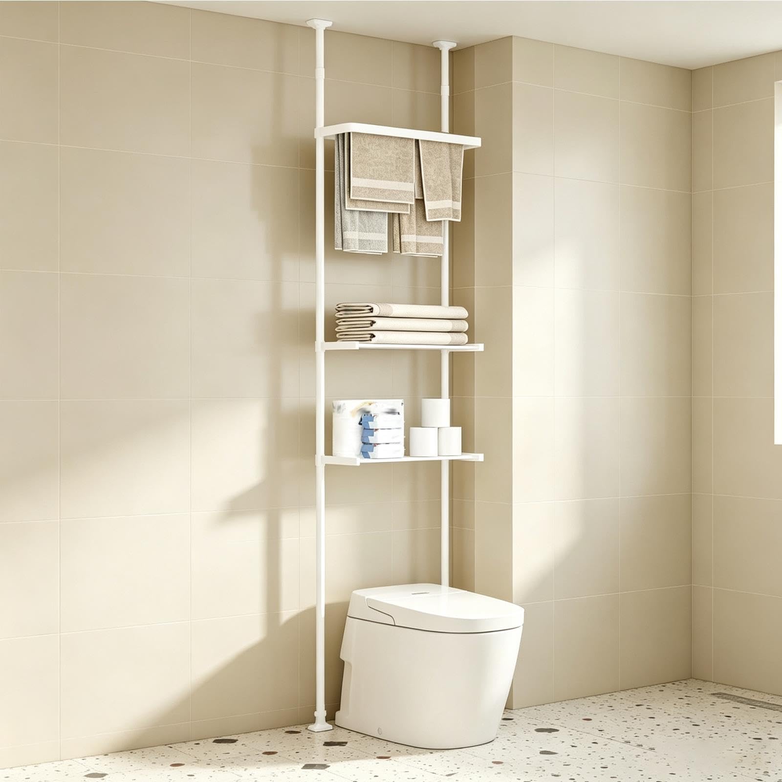 Generico Mensola WC, Scaffale Bagno, Portaoggetti Salvaspazio