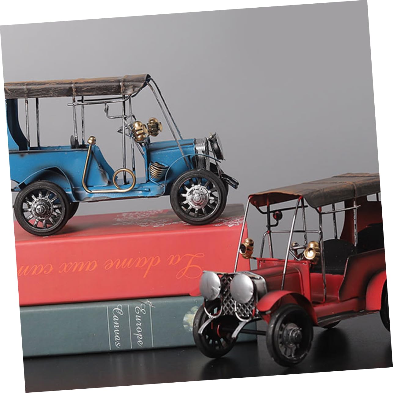 TOPBATHY Modelo De Automóvil De Metal Forjado Decoración De Coches Antiguos Coleccionistas y Decoración