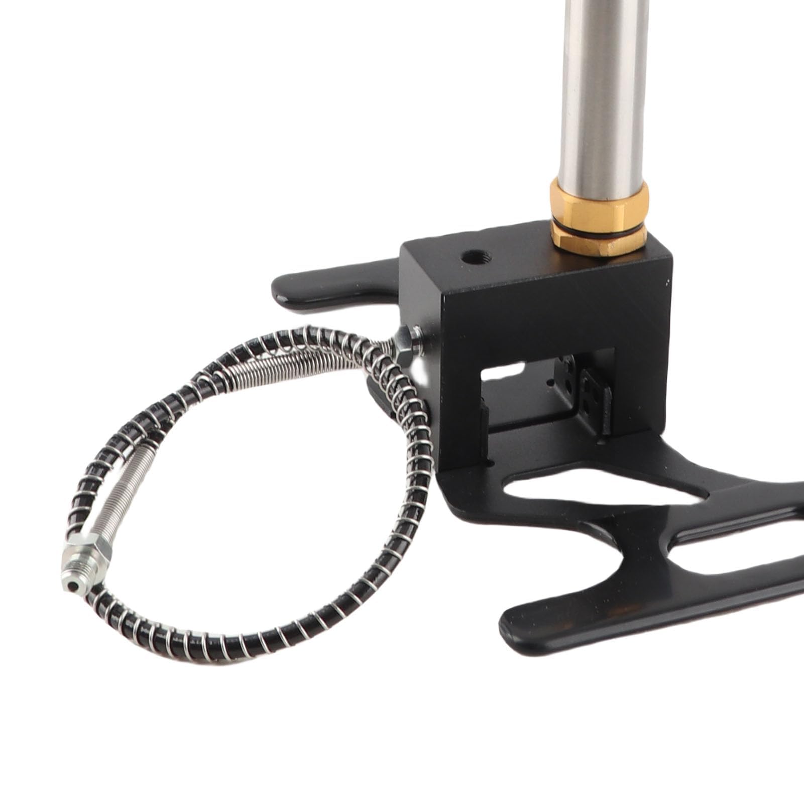 Hochdruck Luftpumpe Edelstahl Handpumpe Stecker Luftschlauch für Sauerstoffflaschen