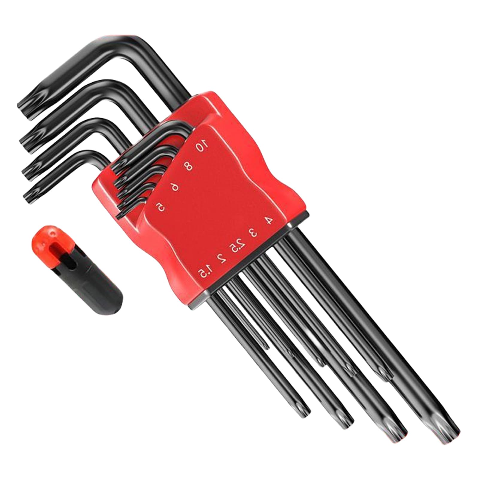 Woedpez Extended Black Hexag Industrial Strength L Shaped Allens Heat Treated Torxs Star Wrench For Durability In Professional Workshops Tool Hexagonal Set Steel