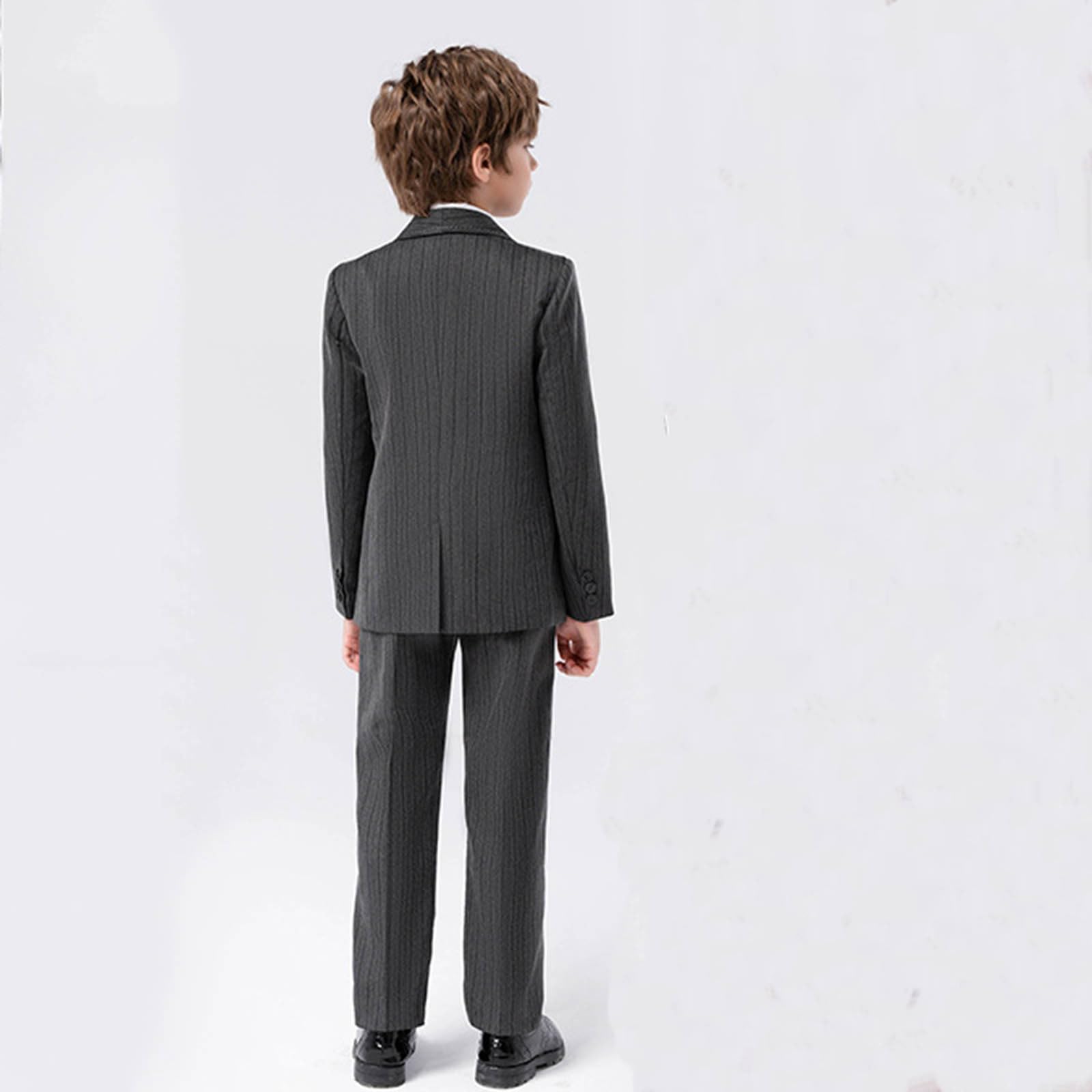 Generico Completo Formale Ragazzo Giacca A Righe per Performance E Feste Abito Elegante