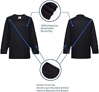 Vista 3 de EALER Camiseta de práctica de hockey sobre hielo en blanco de la serie H80 para hombres y niños, adultos y jóvenes