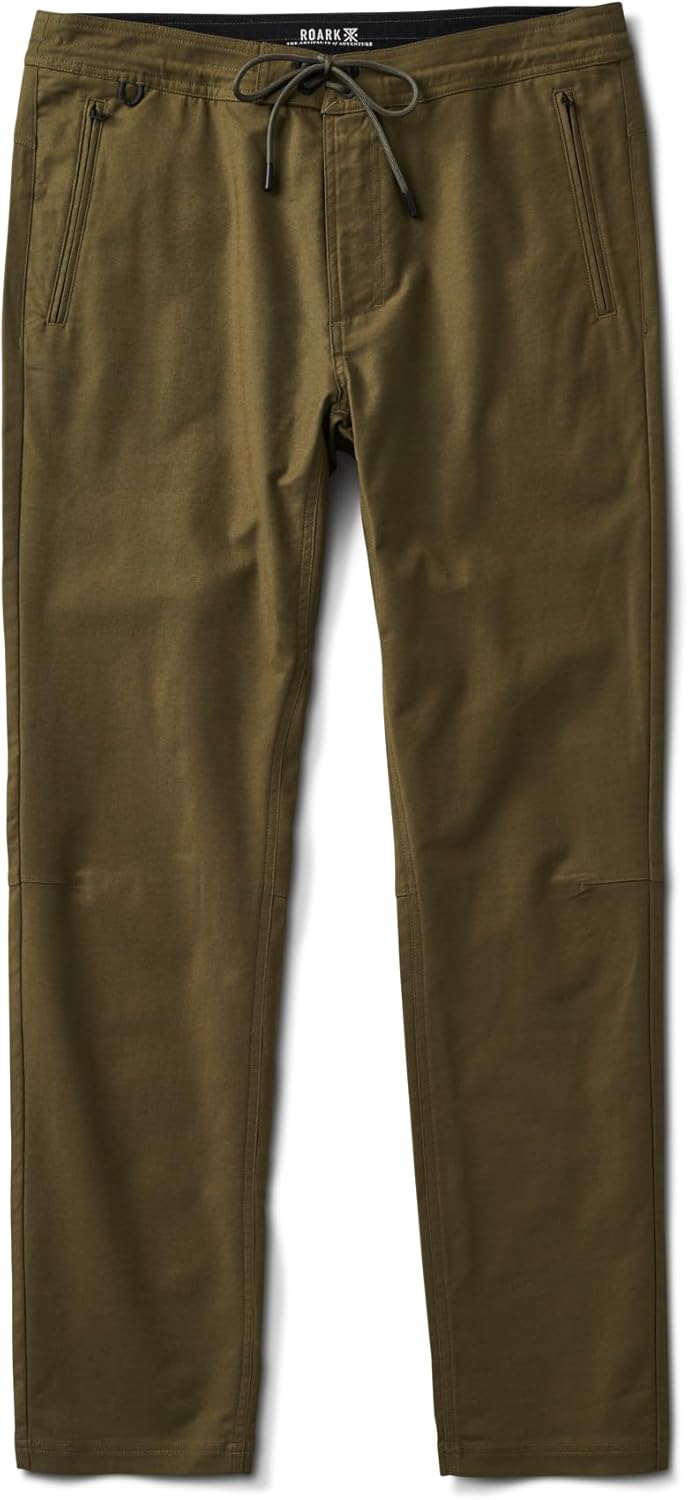 Roark Layover Traveler Pants - Men's Lightweight, Breathable Travel Pants for Men on Plane, Ideal for Hiking & Everyday Wear