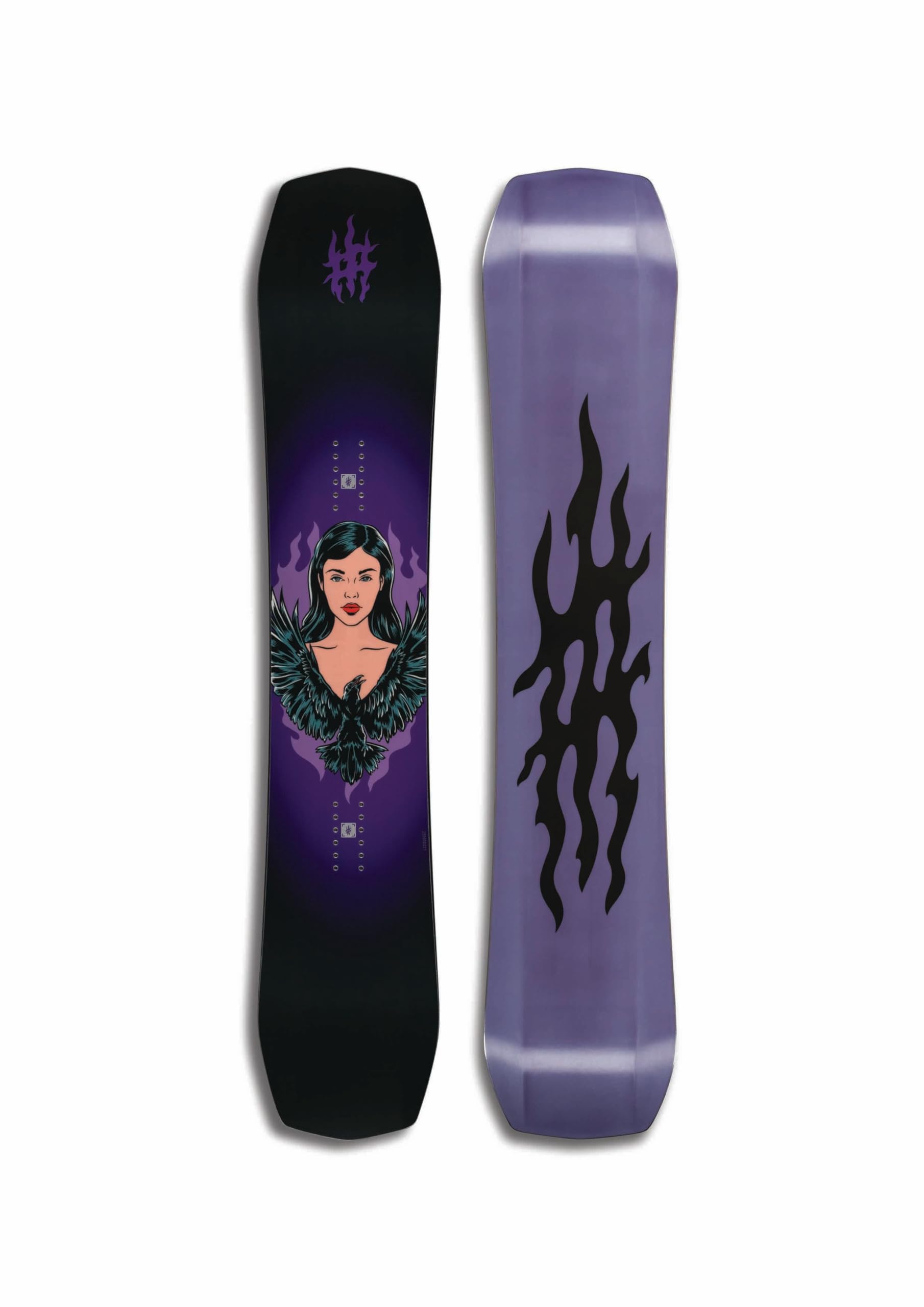 YES. - Eiki Pro Board, Snowboards Twin Tip, Ideal for sof jibs,, Size 148, Color Purple