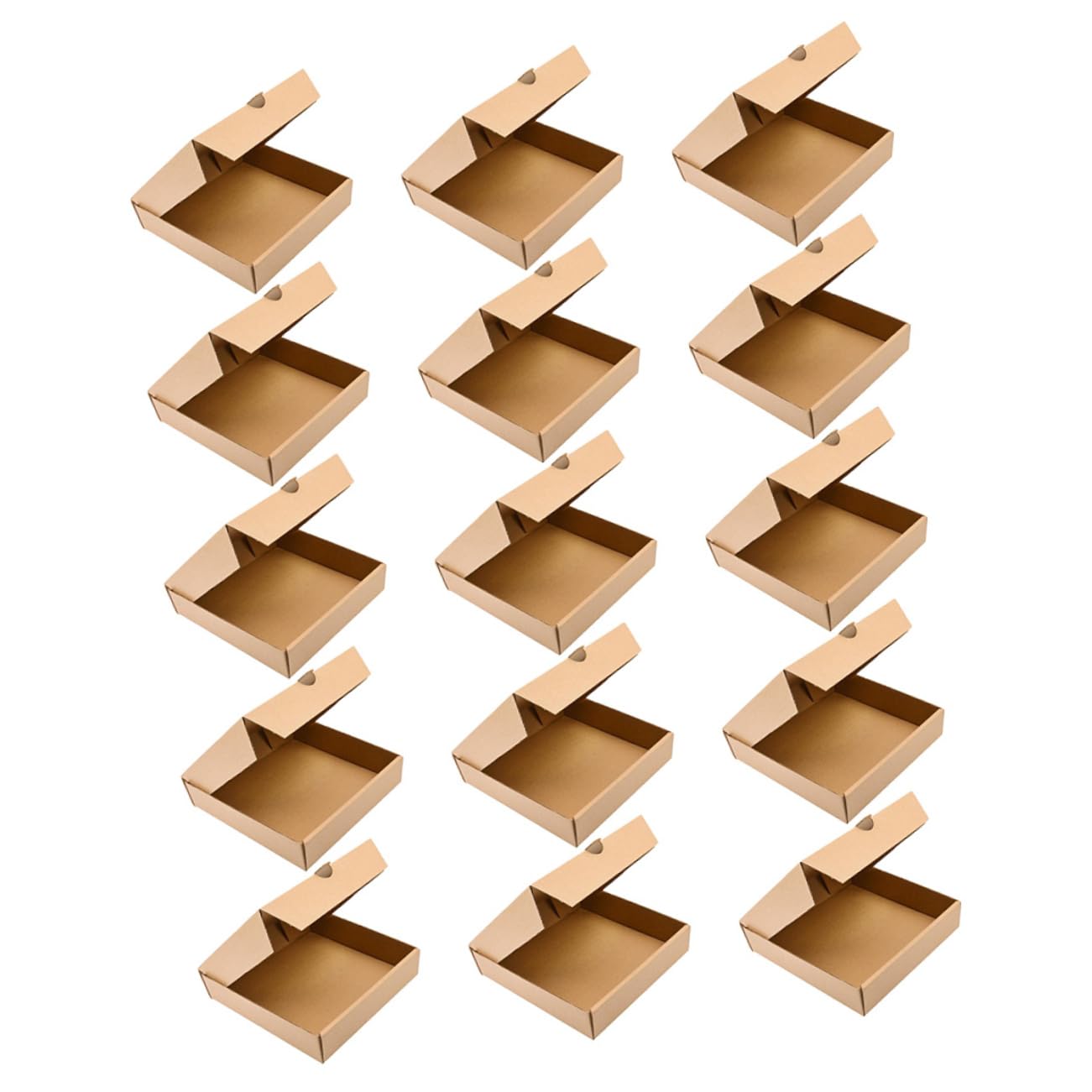PRETYZOOM Cajas De Pizza Para Llevar 15 Pcs De Papel Corrugado Aptas Para Alimentos